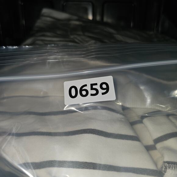 Walt Disney World Hooded Striped Sweatshirt Grey and White XXL PTP 22 Length 25 - Picture 9 of 9